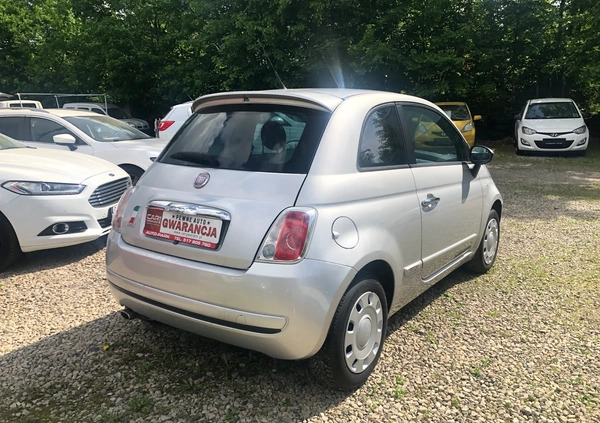 Fiat 500 cena 18500 przebieg: 148000, rok produkcji 2009 z Bychawa małe 497